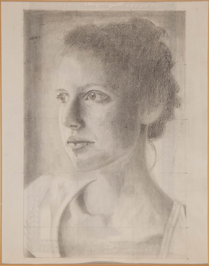 First Portrait, 2013. Pencil 5.5“ x 8.5“.