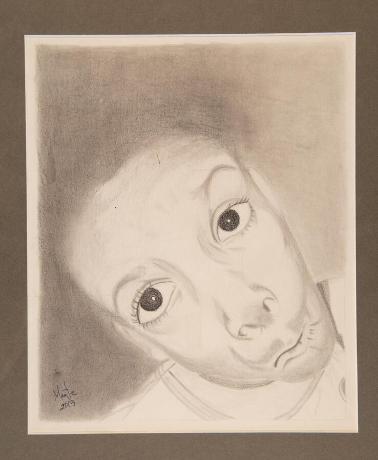 Silly Tato, 2013. Pencil 9.5” x 11.5”.